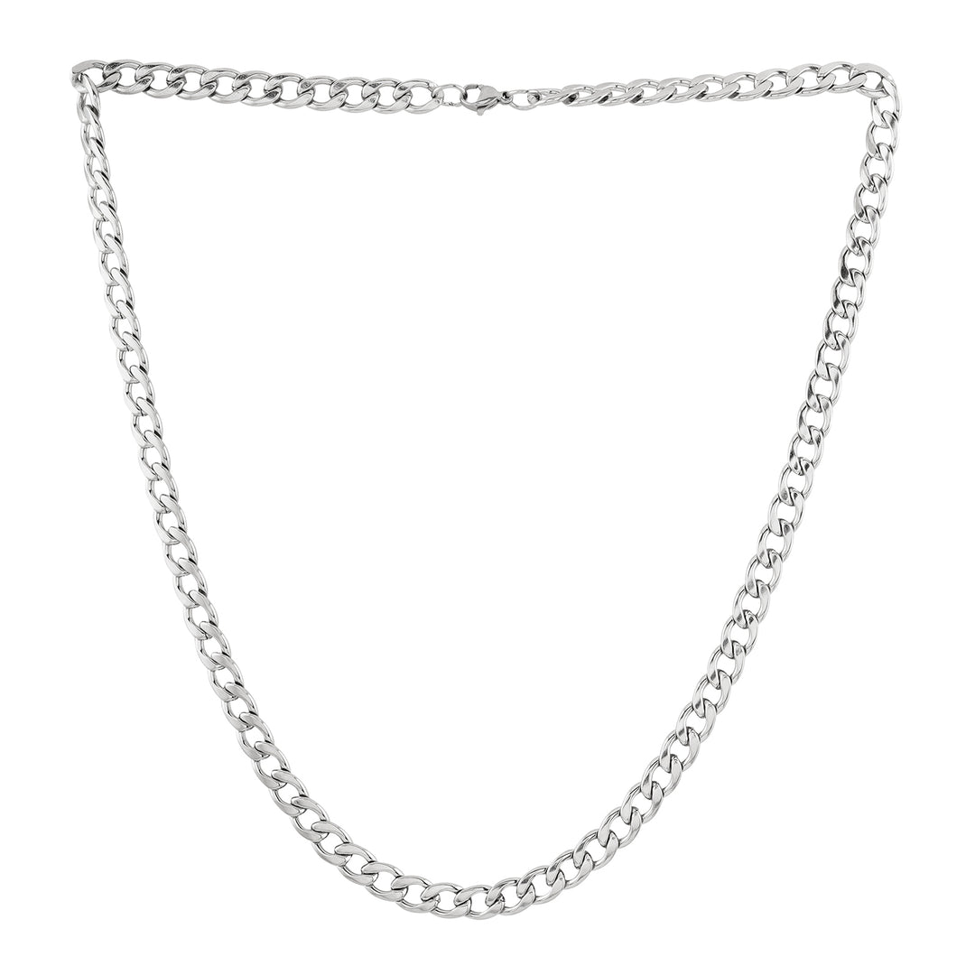 Maverick Men's Chain Link Silver Necklace