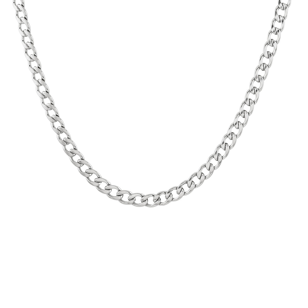 Maverick Men's Chain Link Silver Necklace