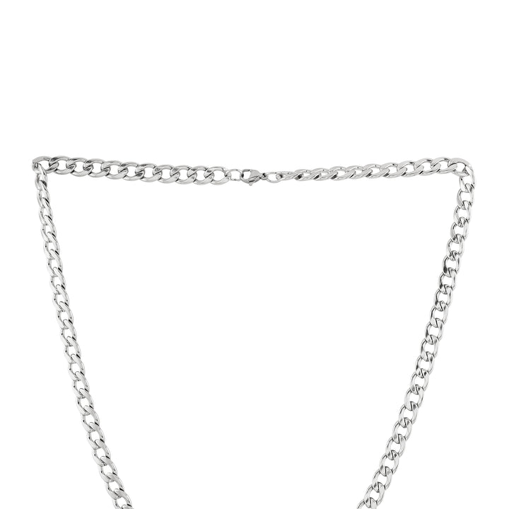Maverick Men's Chain Link Silver Necklace