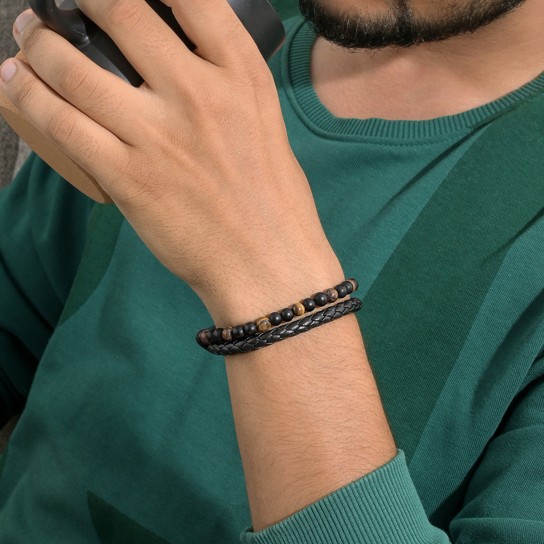 Viper Brown Men's Bracelet