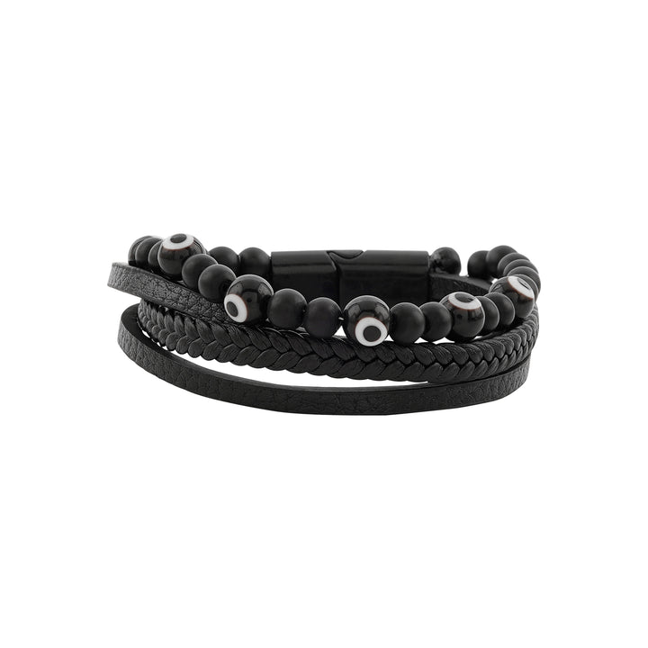 Battle Band Black Men's Bracelet