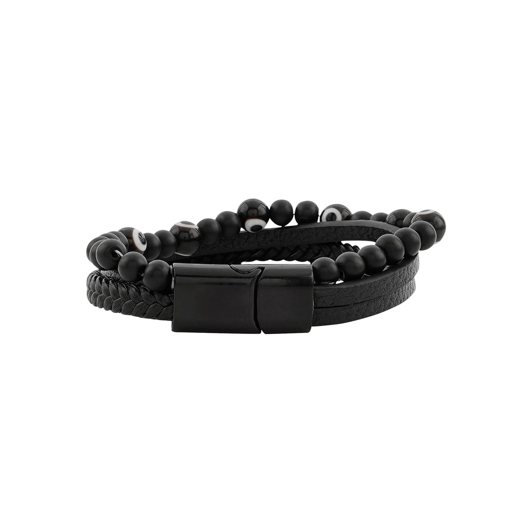 Battle Band Black Men's Bracelet