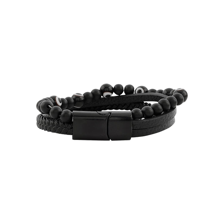 Battle Band Black Men's Bracelet