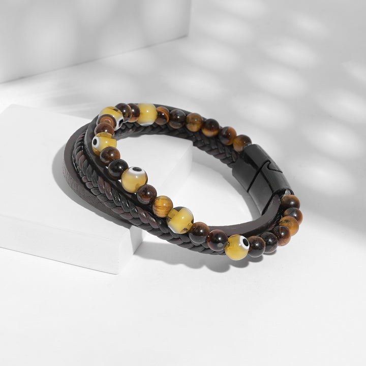 Battle Band Brown Men's Bracelet