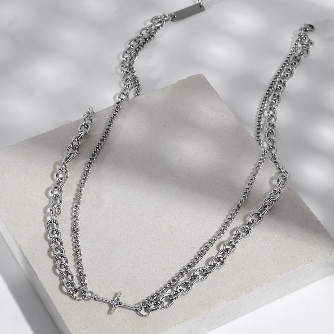 Flexin' Men Silver Necklace