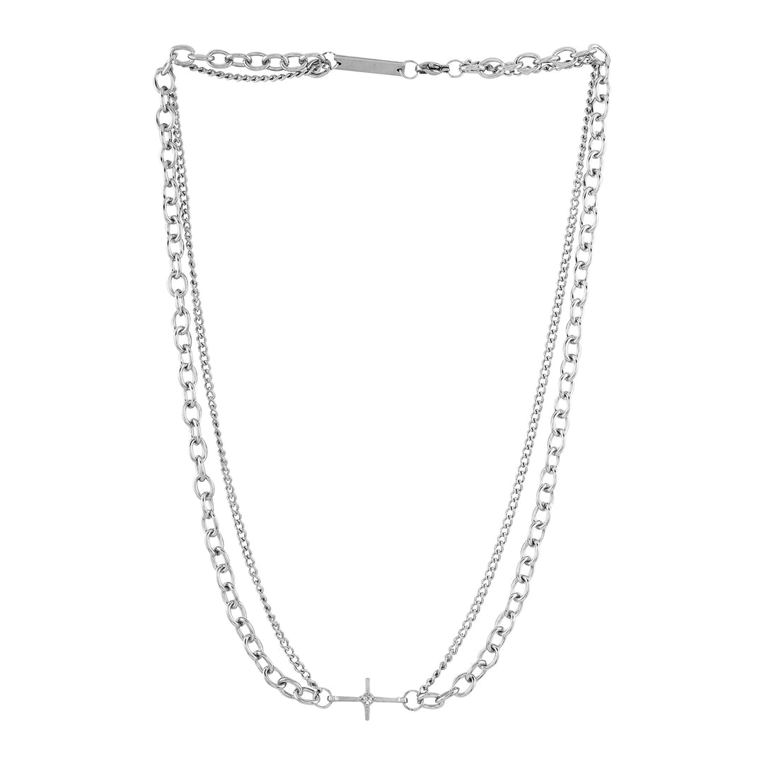 Flexin' Men Silver Necklace