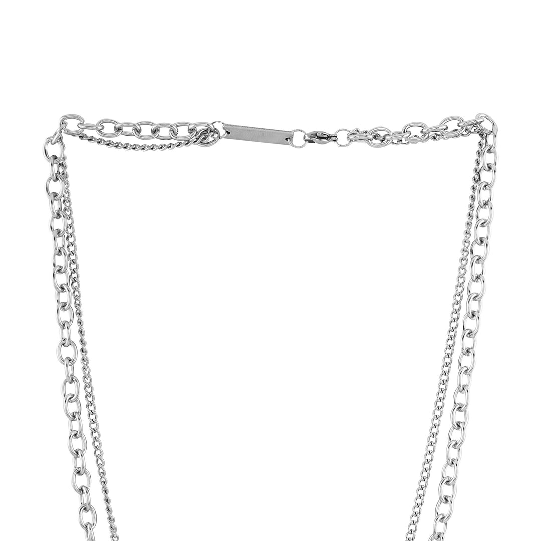 Flexin' Men Silver Necklace