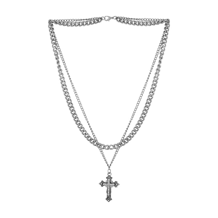 Man of Steel Men's Layered Necklace