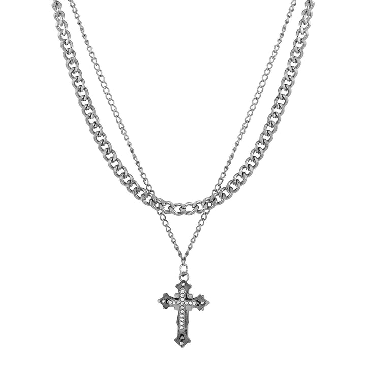 Man of Steel Men's Layered Necklace