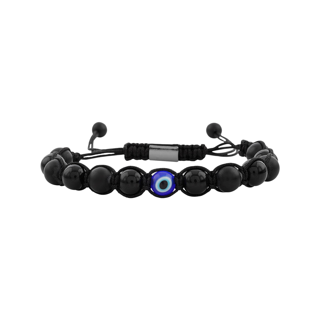 Olho Men's Black Evil Eye Bracelet