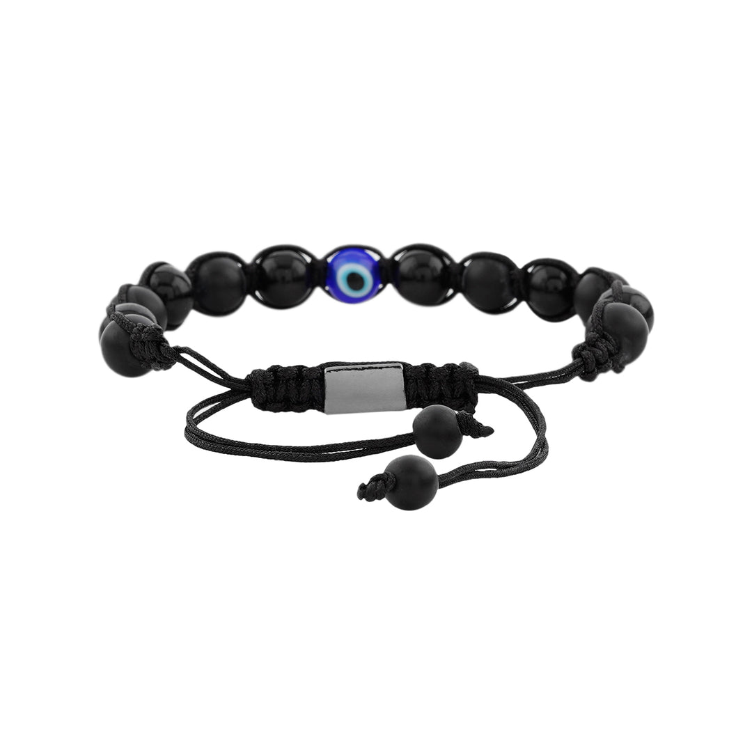 Olho Men's Black Evil Eye Bracelet
