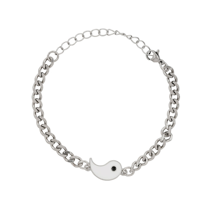 Begin Again White Couple Beaded Bracelet