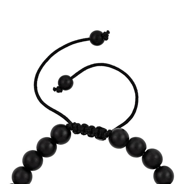 Today Was a Fairytale Black Couple Beaded Bracelet