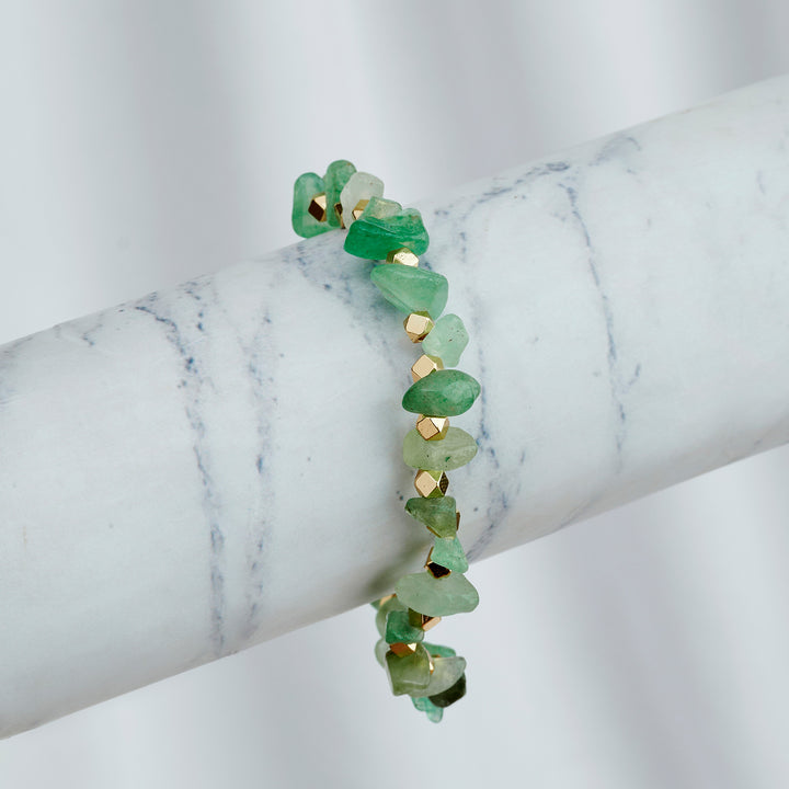 Getaway Car Green Beaded Bracelet