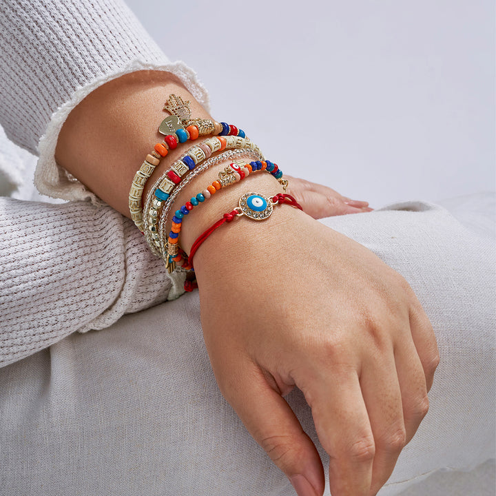Treacherous Multicolored Beaded Bracelet