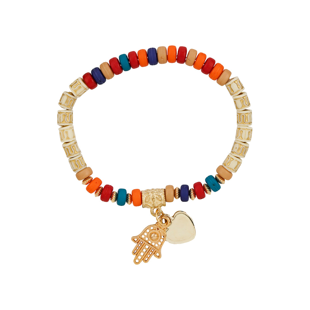 Treacherous Multicolored Beaded Bracelet