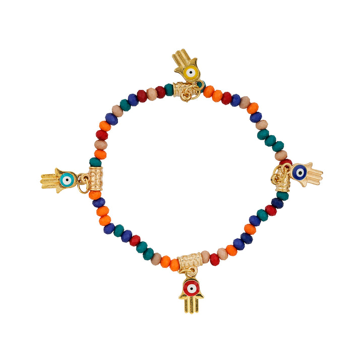 Treacherous Multicolored Beaded Bracelet