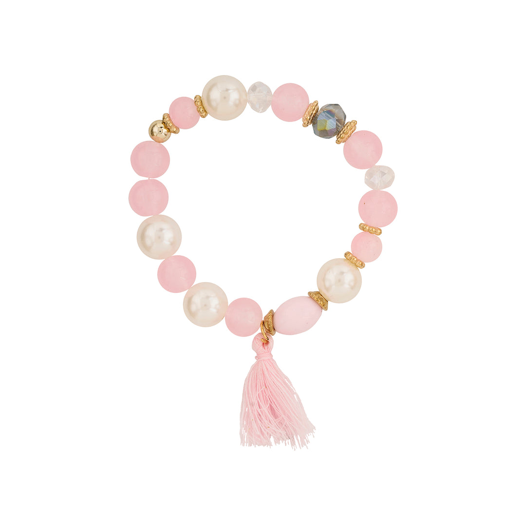 The Way I Loved You Pink Beaded Bracelet