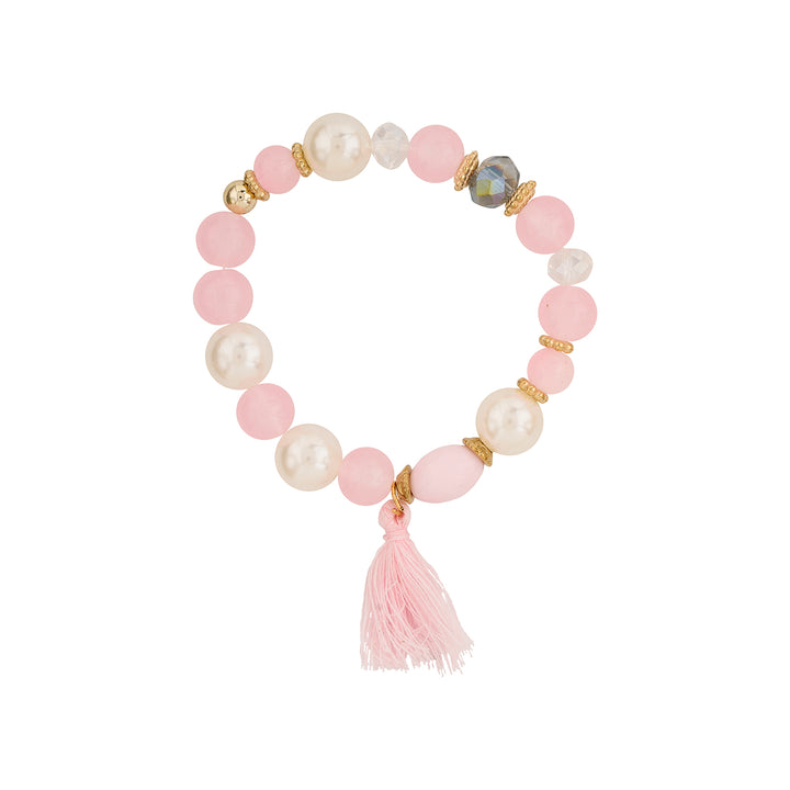 The Way I Loved You Pink Beaded Bracelet