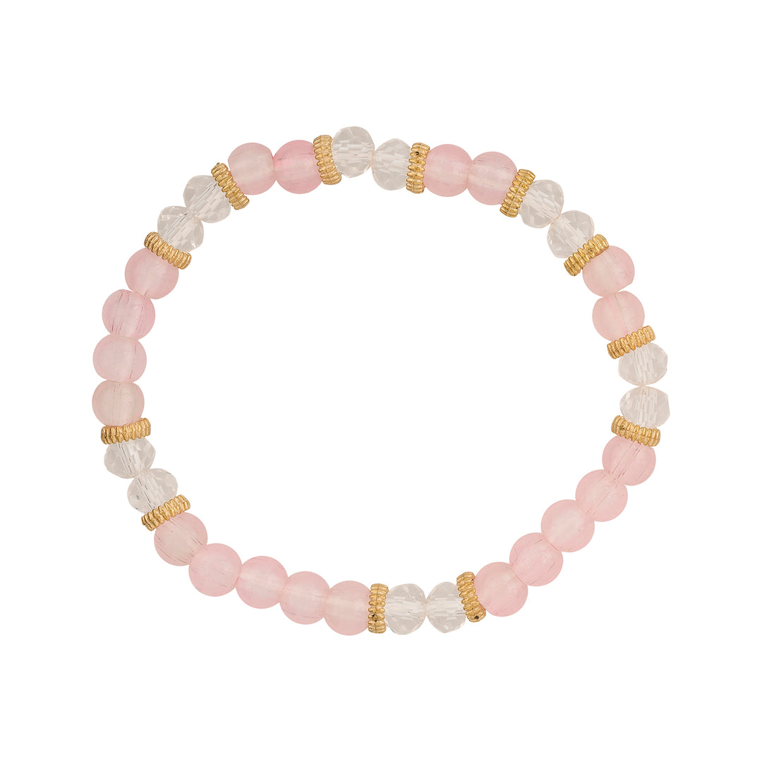 The Way I Loved You Pink Beaded Bracelet
