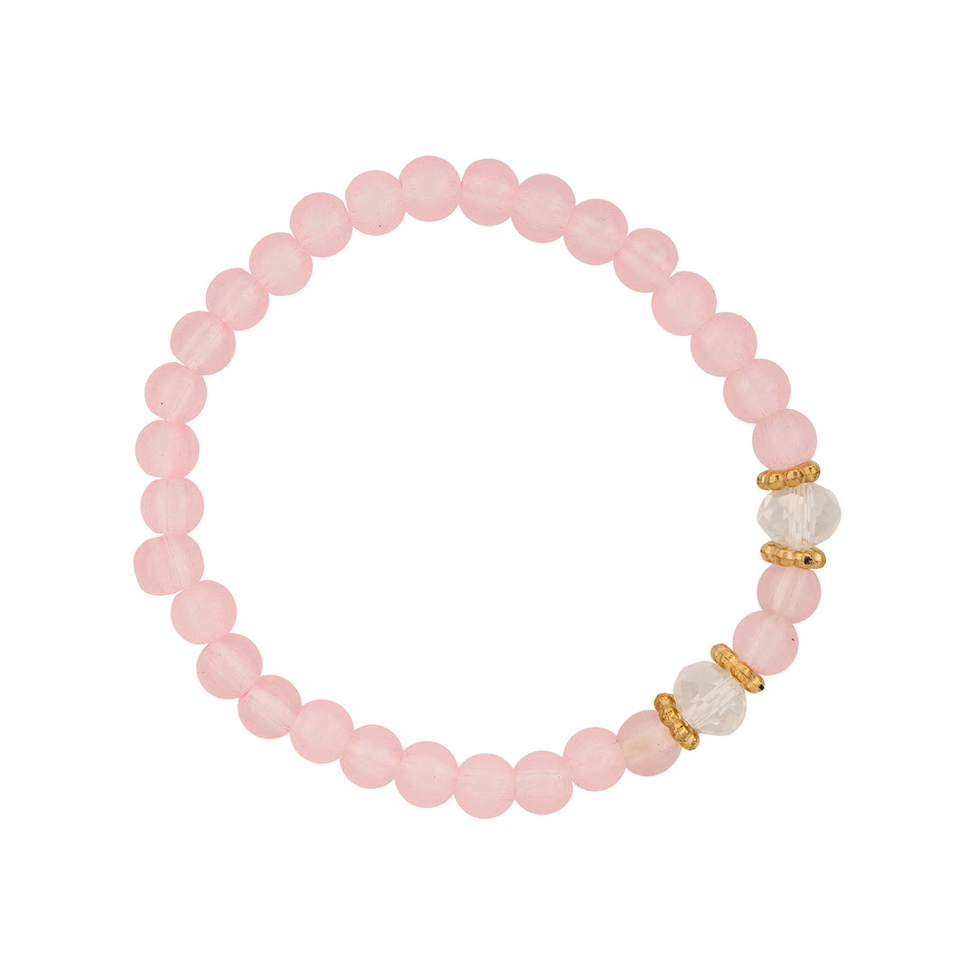The Way I Loved You Pink Beaded Bracelet