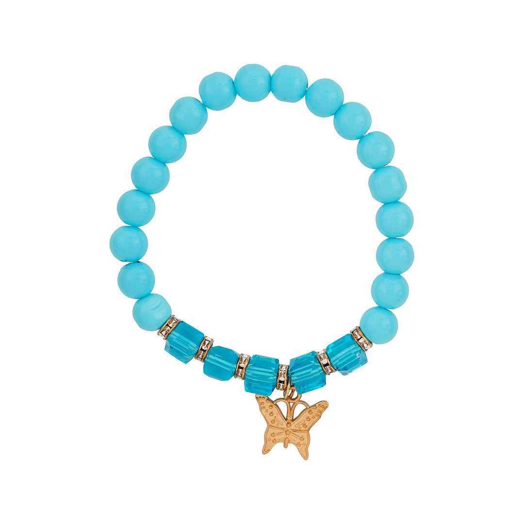 How You Get The Girl Blue Beaded Bracelet