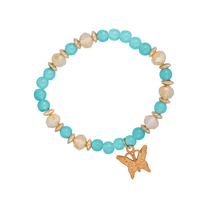 How You Get The Girl Blue Beaded Bracelet