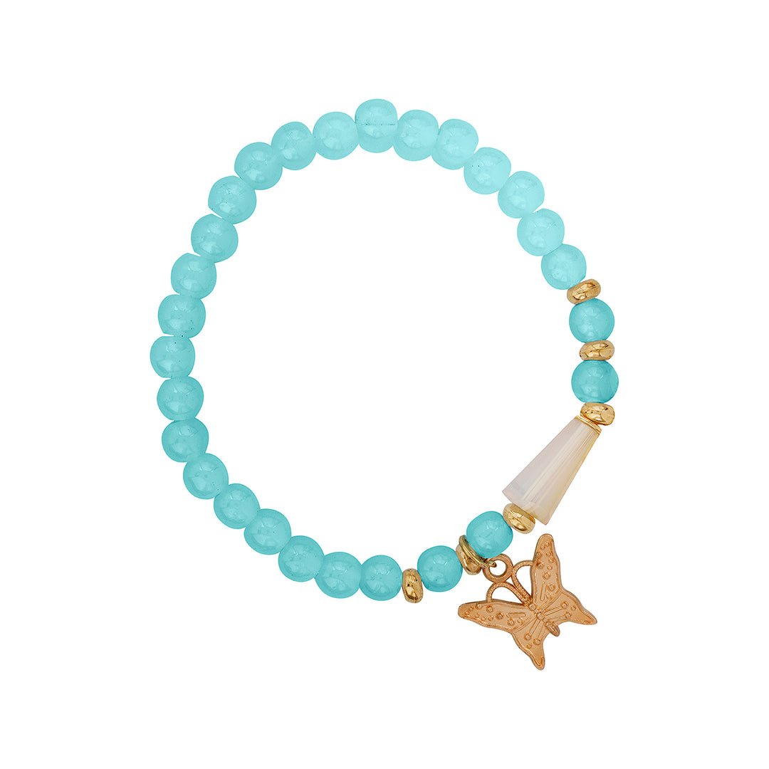 How You Get The Girl Blue Beaded Bracelet