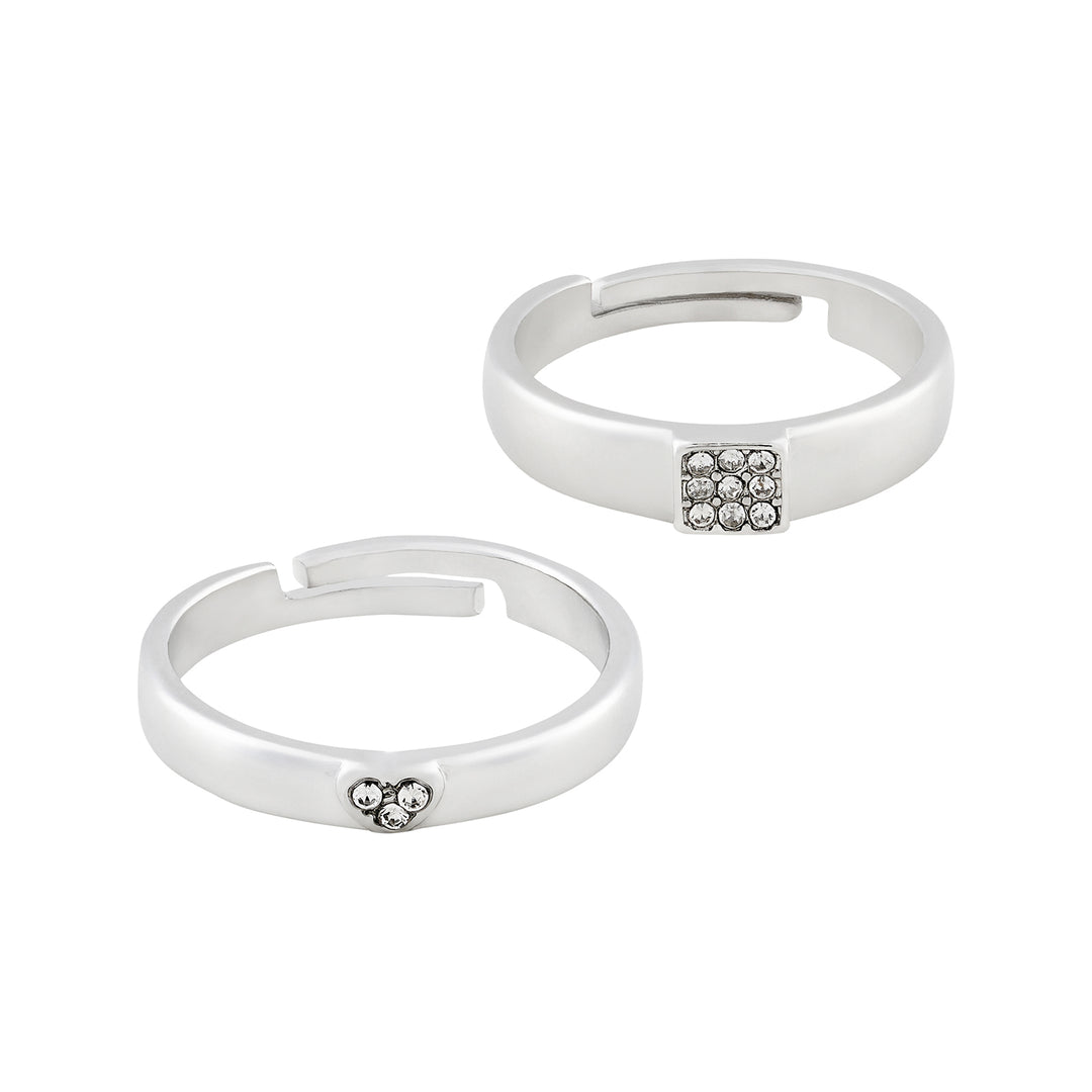 Jack & Elizabeth Diamond Couple Rings