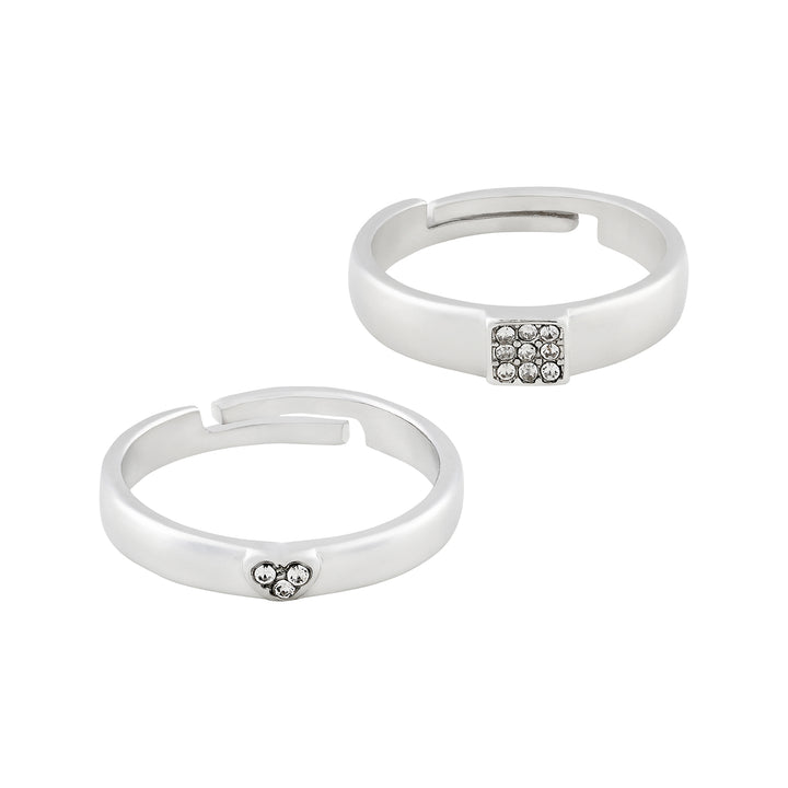 Jack & Elizabeth Diamond Couple Rings
