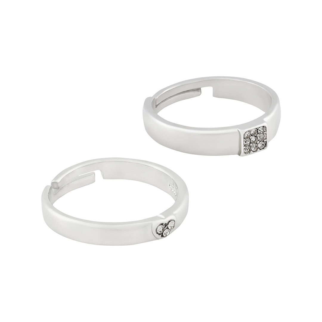Jack & Elizabeth Diamond Couple Rings