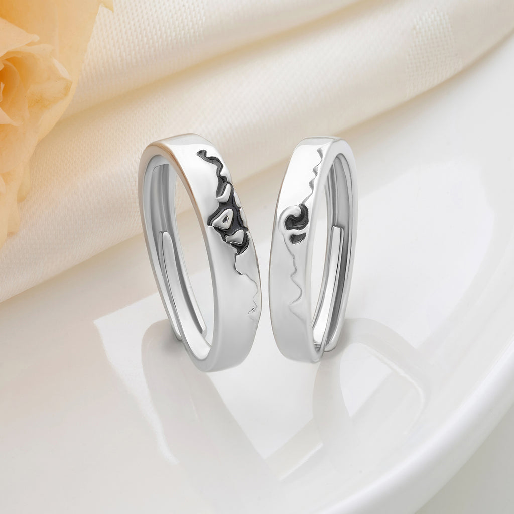 Jake Melanie Diamond Couple Rings - Main Image