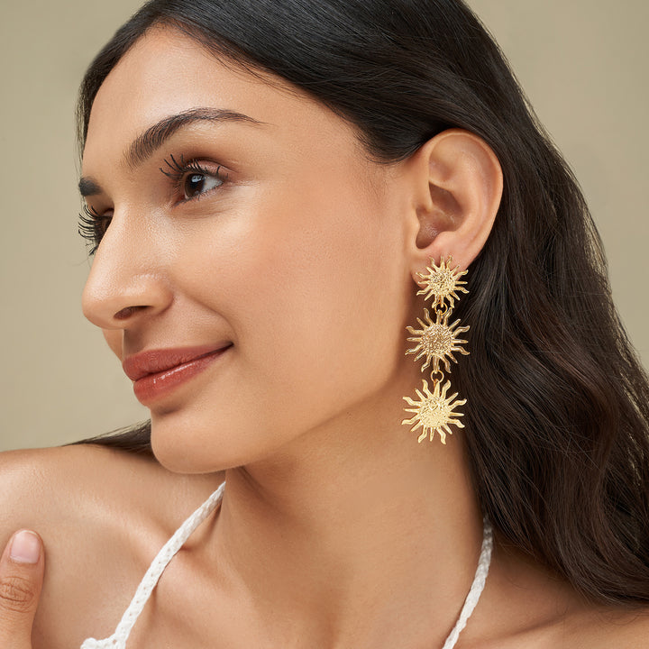 Caliope Gold Seashells Earrings