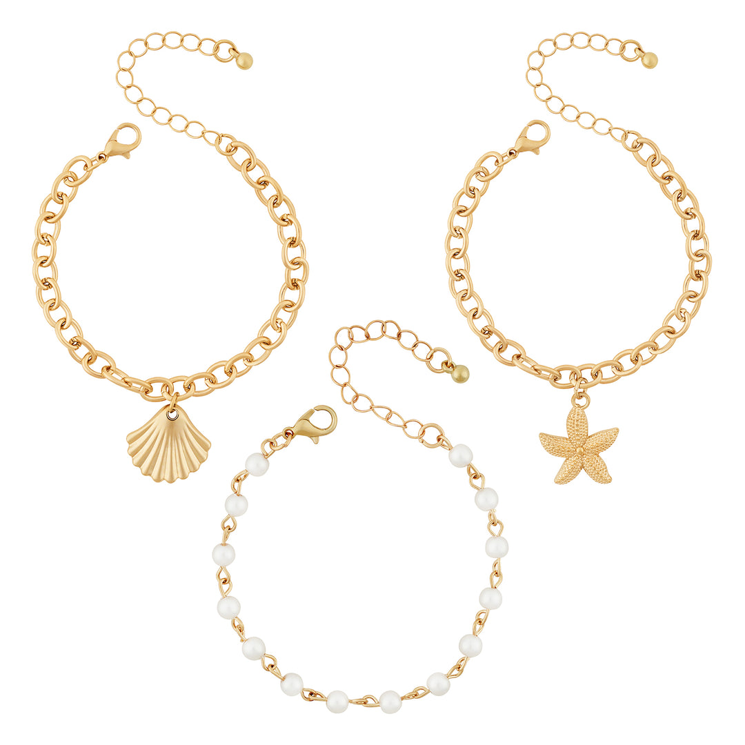 Oasys Gold Seashells Bracelet