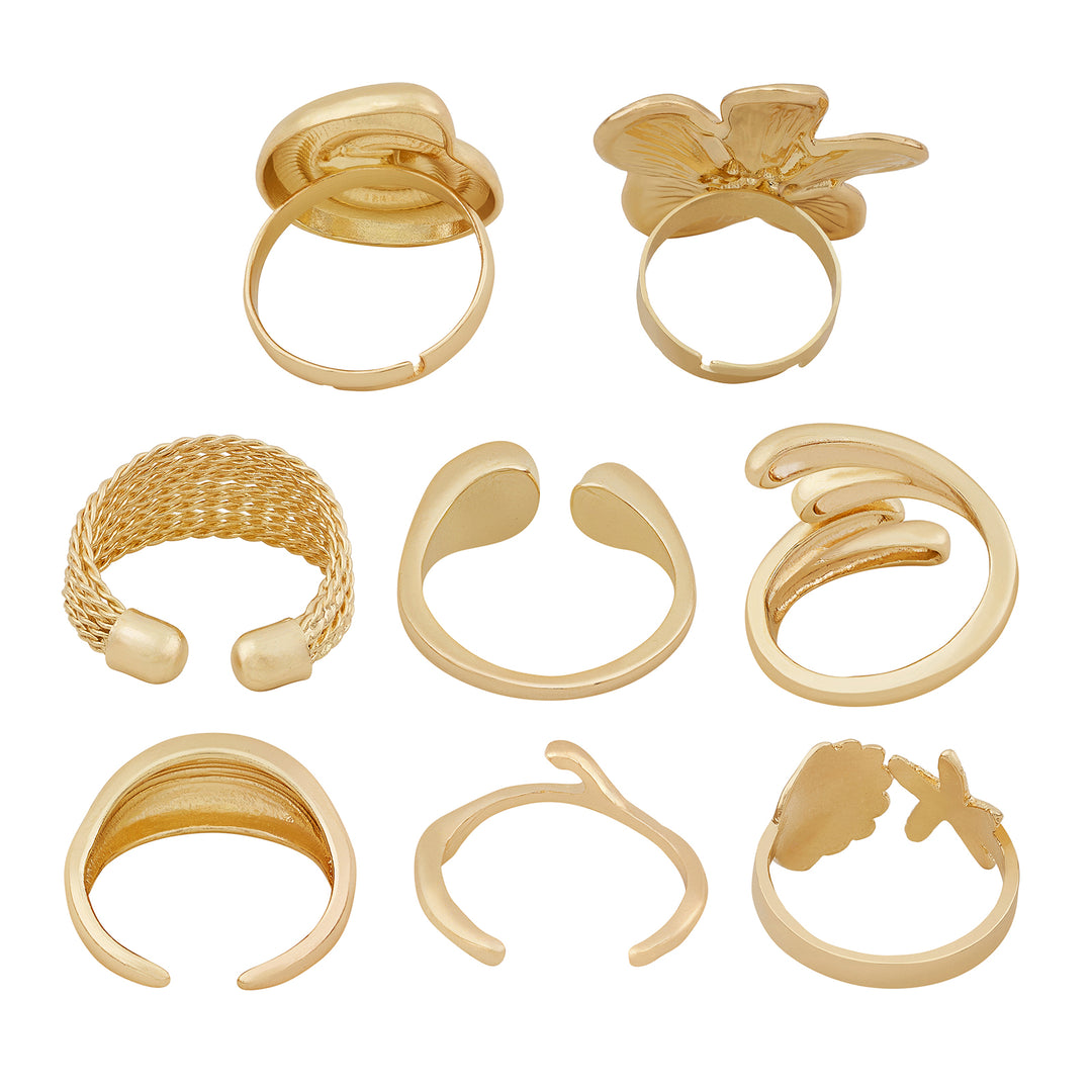 Solé Gold Seashell Ring Set