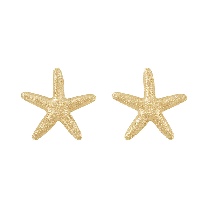 Vexa Starfish Gold Seashell Earrings