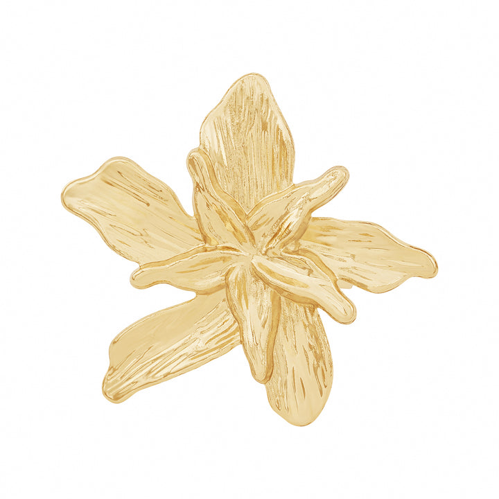 Zella Floral Gold Ring