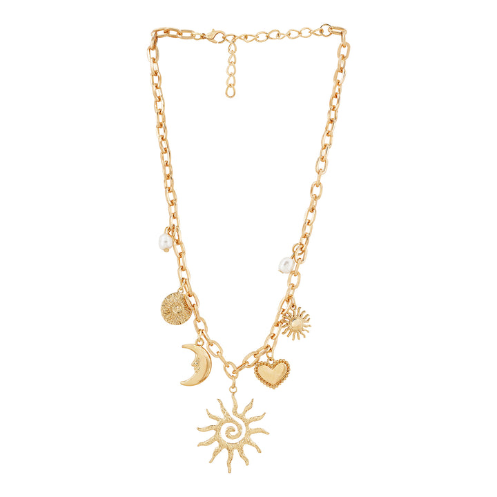 Seraya Golden Charm Necklace