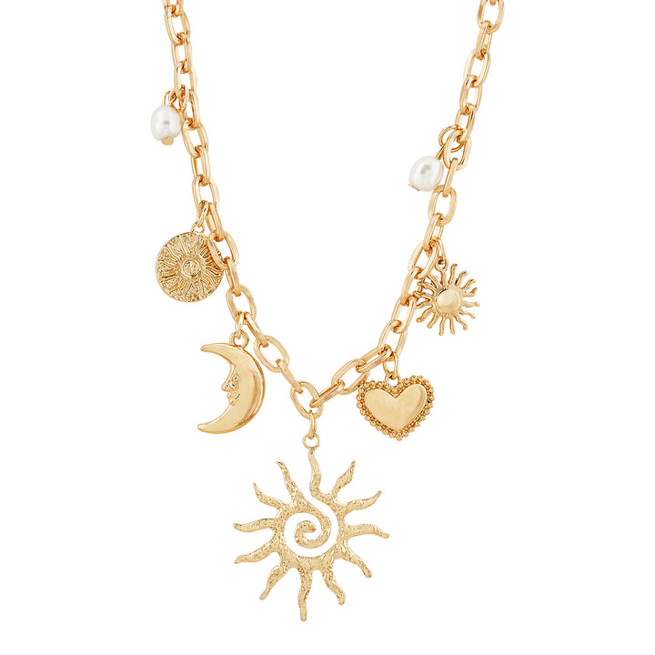 Seraya Golden Charm Necklace