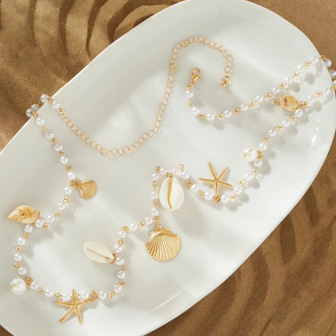Nymara Shell Themed Waist Chain