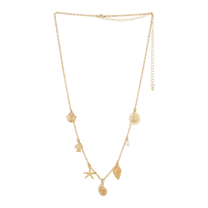 Aveline Gold Seashells Waist Chain