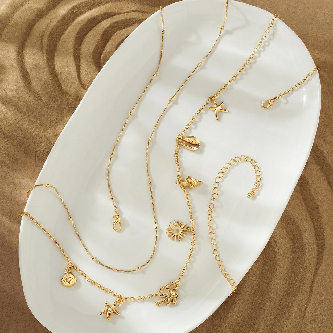 Michoke Gold Seashells Waist Chain