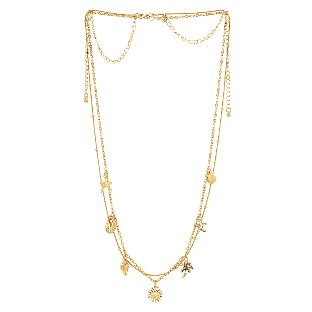 Michoke Gold Seashells Waist Chain