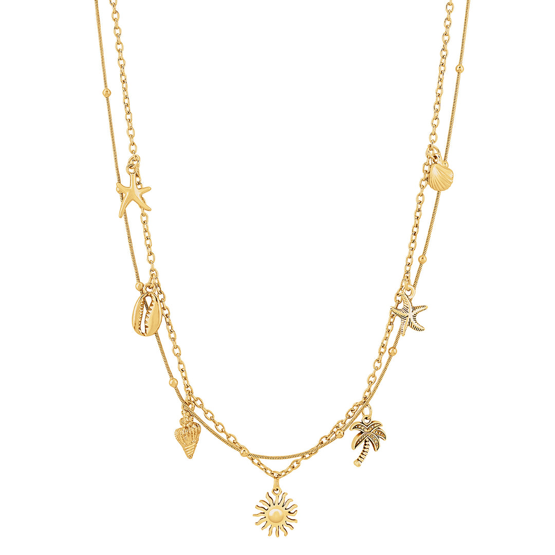 Michoke Gold Seashells Waist Chain