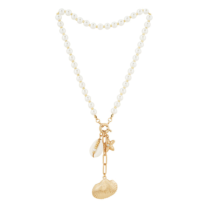 Aeris Gold Seashells Necklace