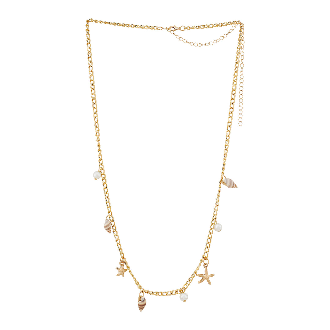 Elowyn Gold Seashells Waist Chain