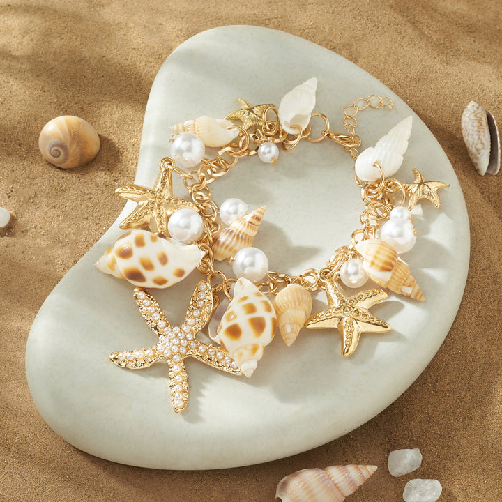 Celia Gold Seashells Bracelet