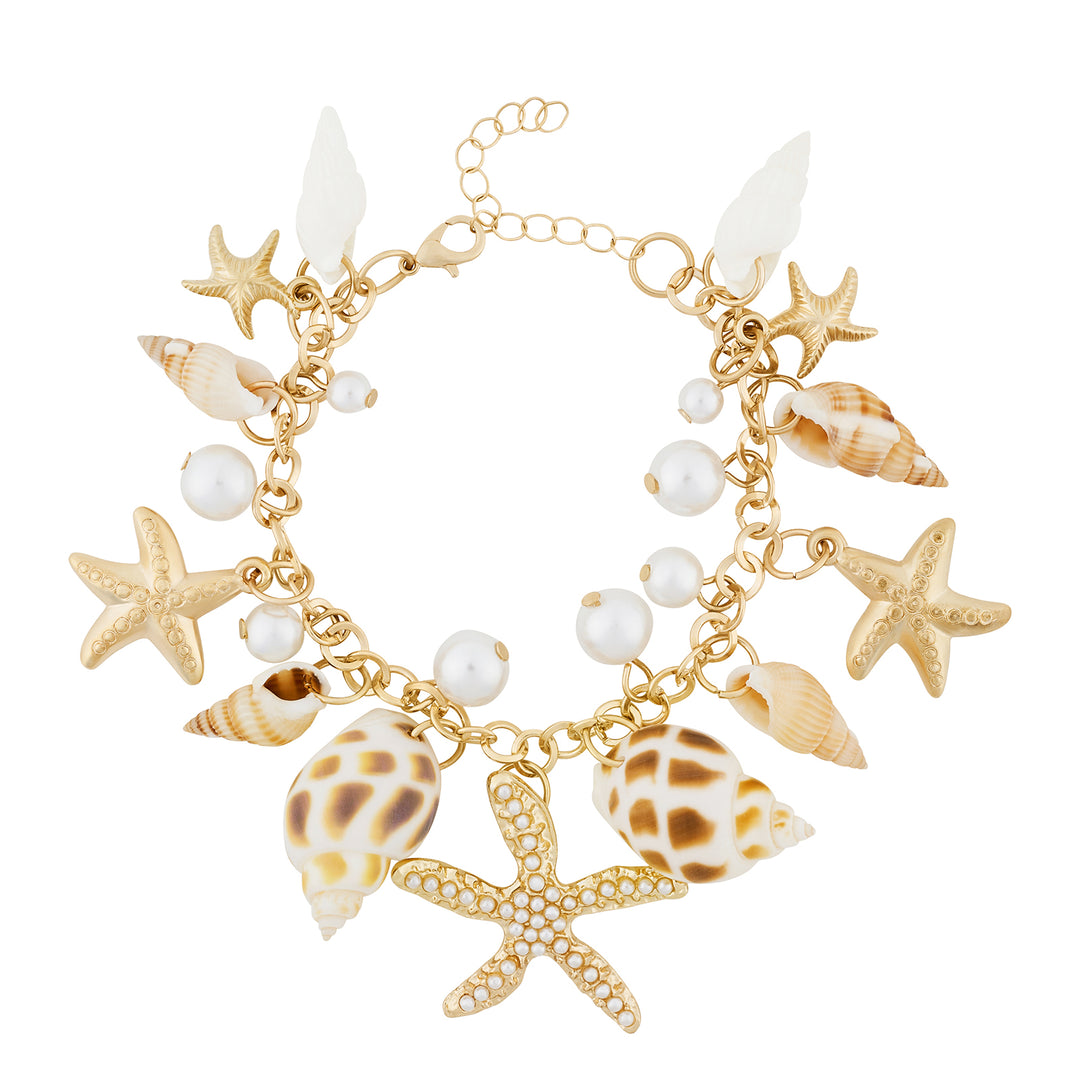 Celia Gold Seashells Bracelet