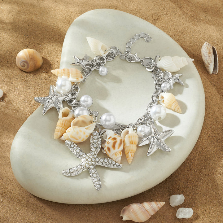 Celia Silver Seashells Bracelet