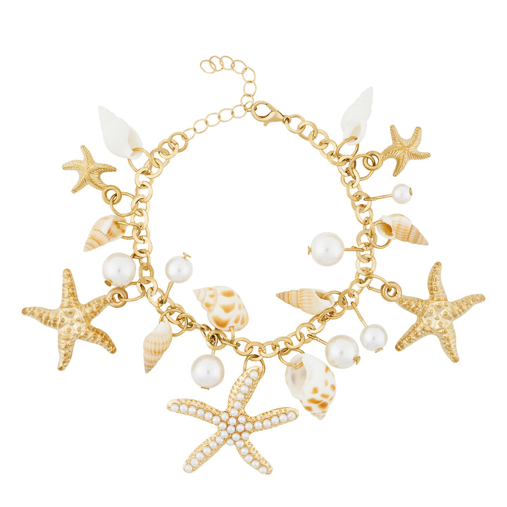 Tirza Gold Seashells Anklet